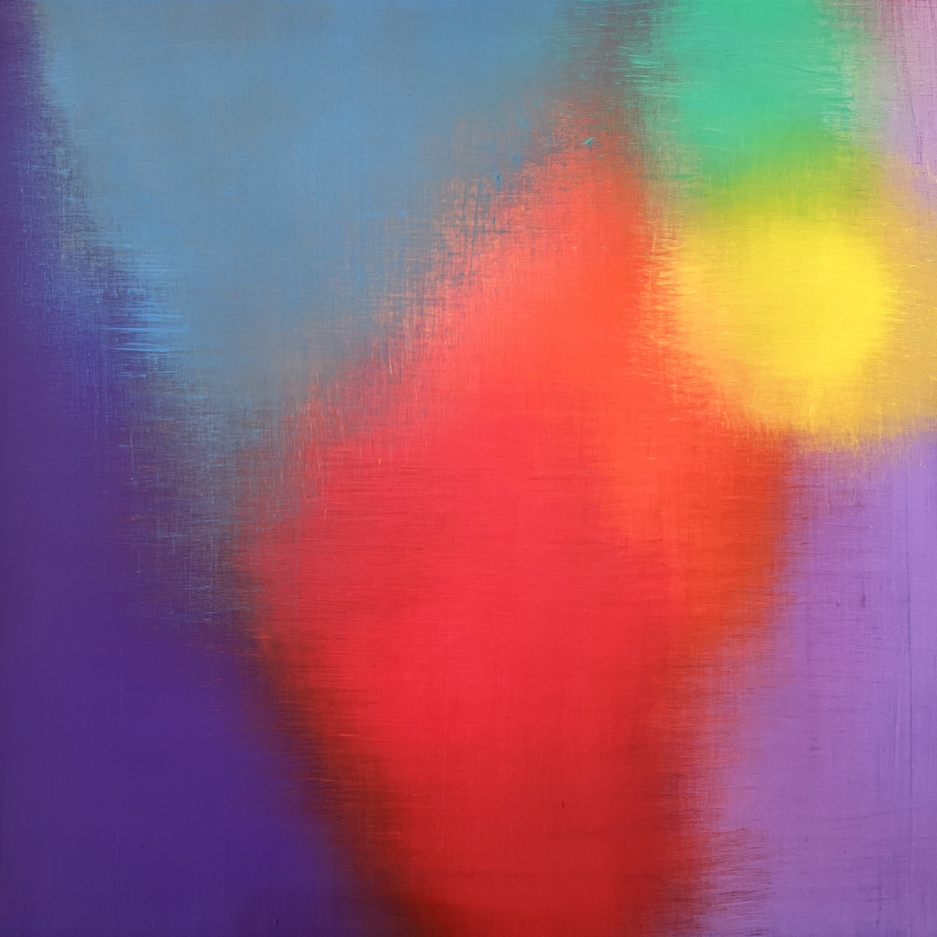 Aura Four, 18" x 18", oil on canvas, 2022