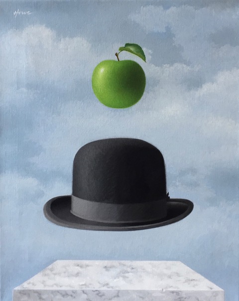 SOLD - London Calling (homage to Magritte)