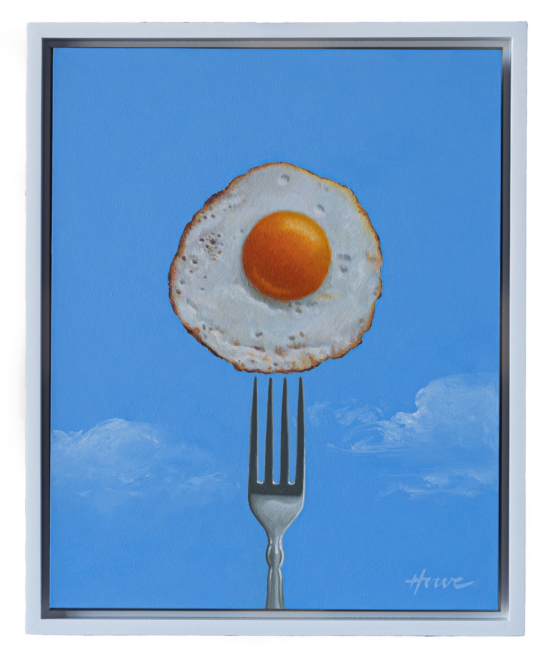 SOLD - Egg Over Fork