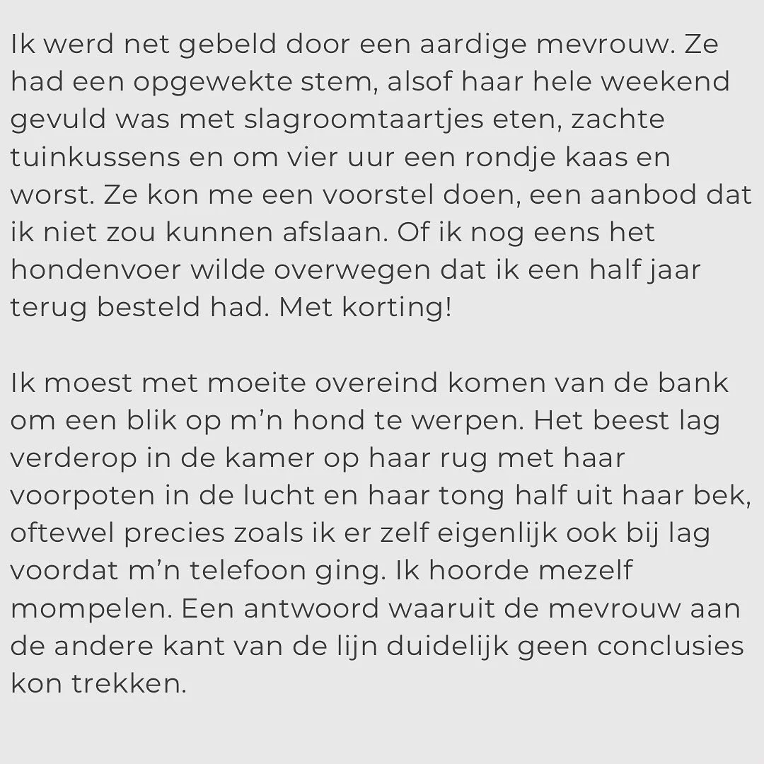 Schrijven is leven, dit is waargebeurd en nu wil ik een pandahondkat knuffelen. #korteverhalen