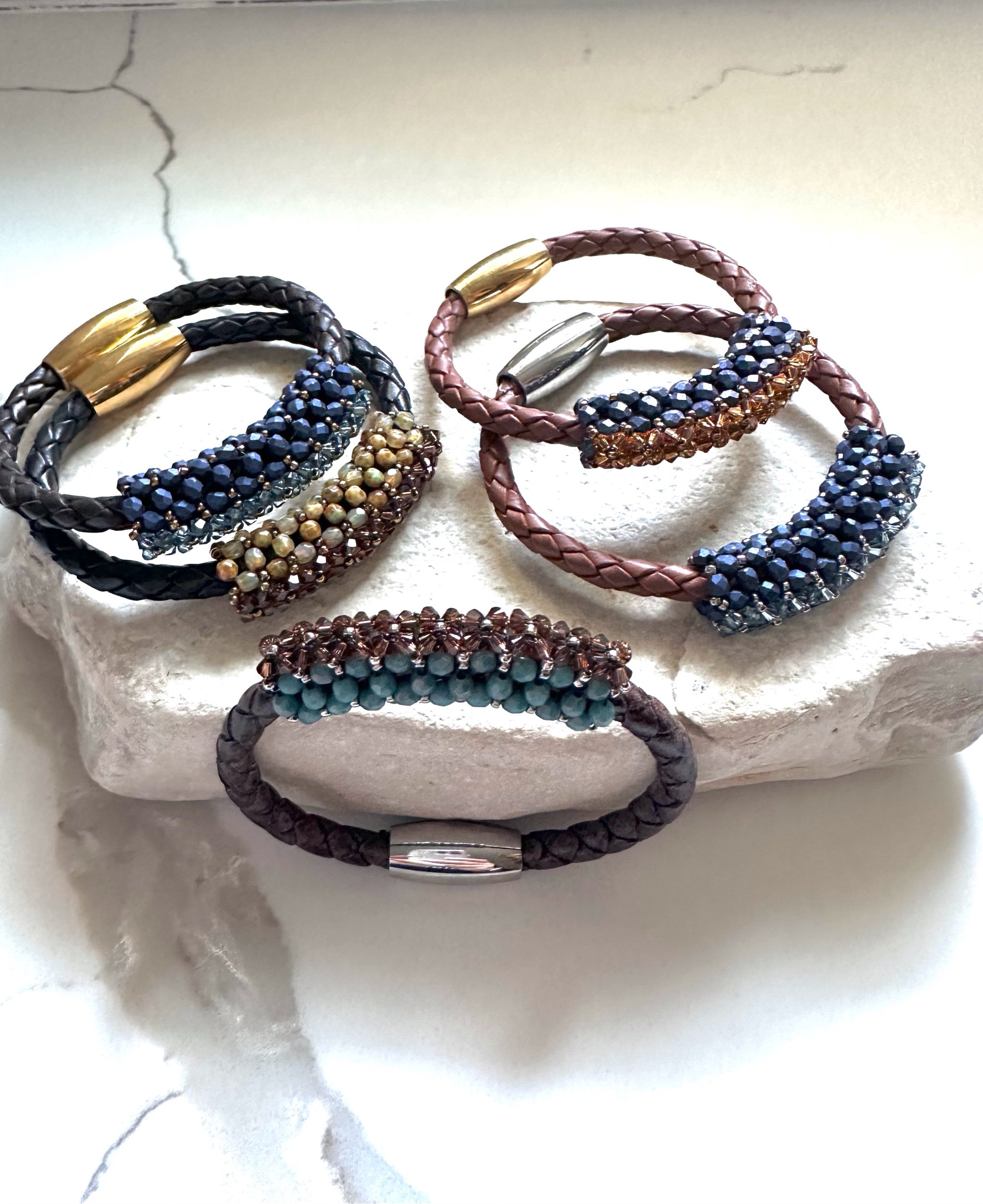 Crystal Rhinestone Leather Bracelet | Women Bracelet Black Bracelet - Brand  Jewelry - Aliexpress