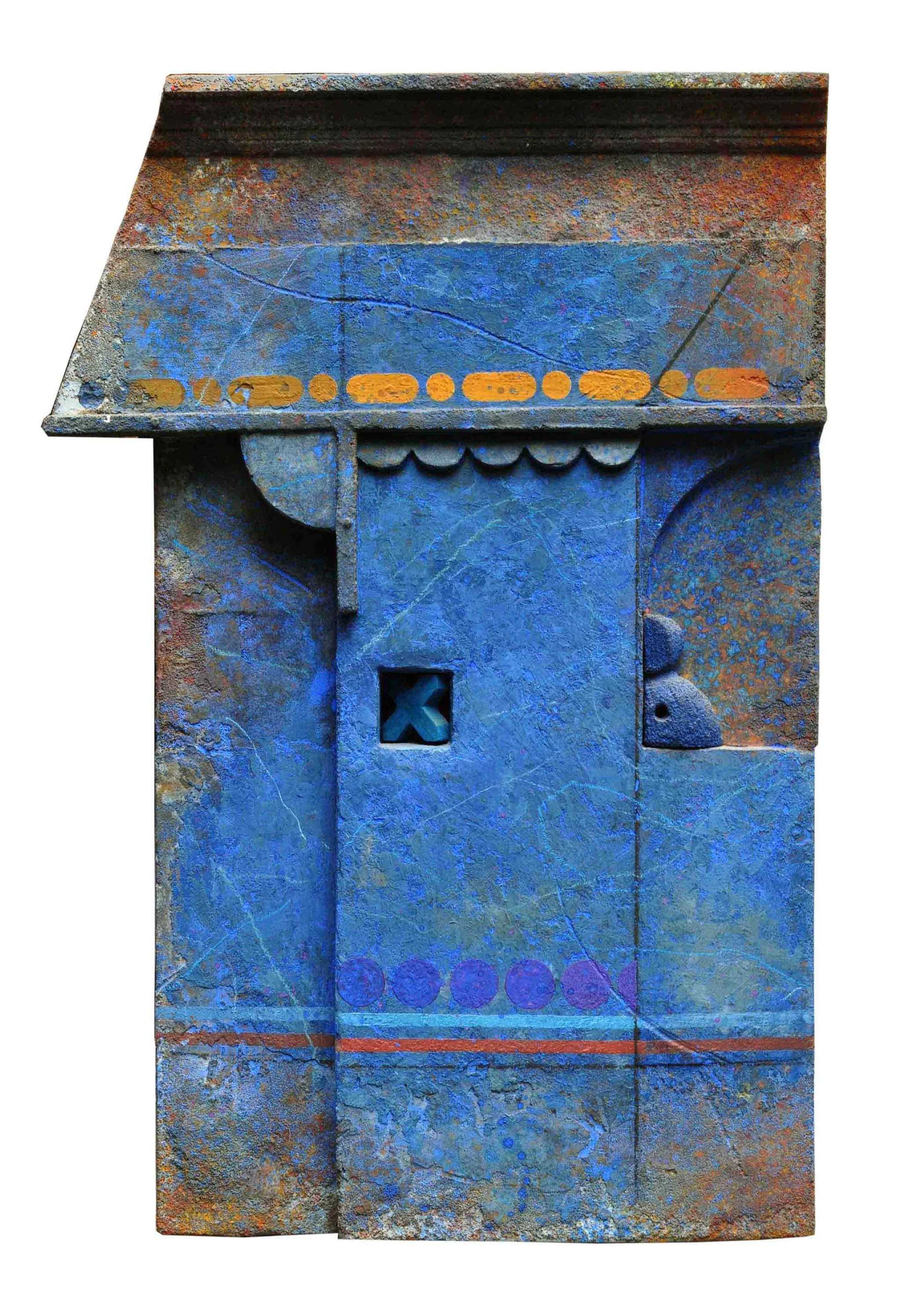 Zurbarán. Marcelo Bonevardi, Muro Azul. 1993
