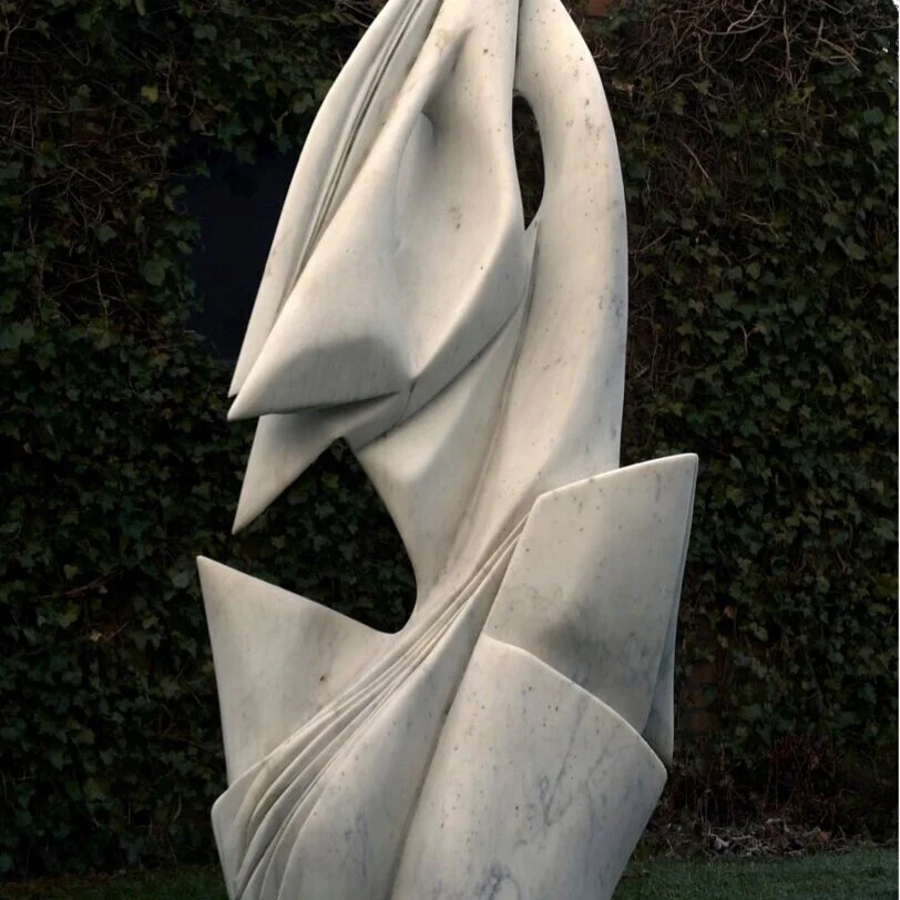 Pablo Atchugarry  Naturaleza   ,  2000 Statuary Carrara Marble 282 x 105 x 80 cm Piero Atchugarry Gallery