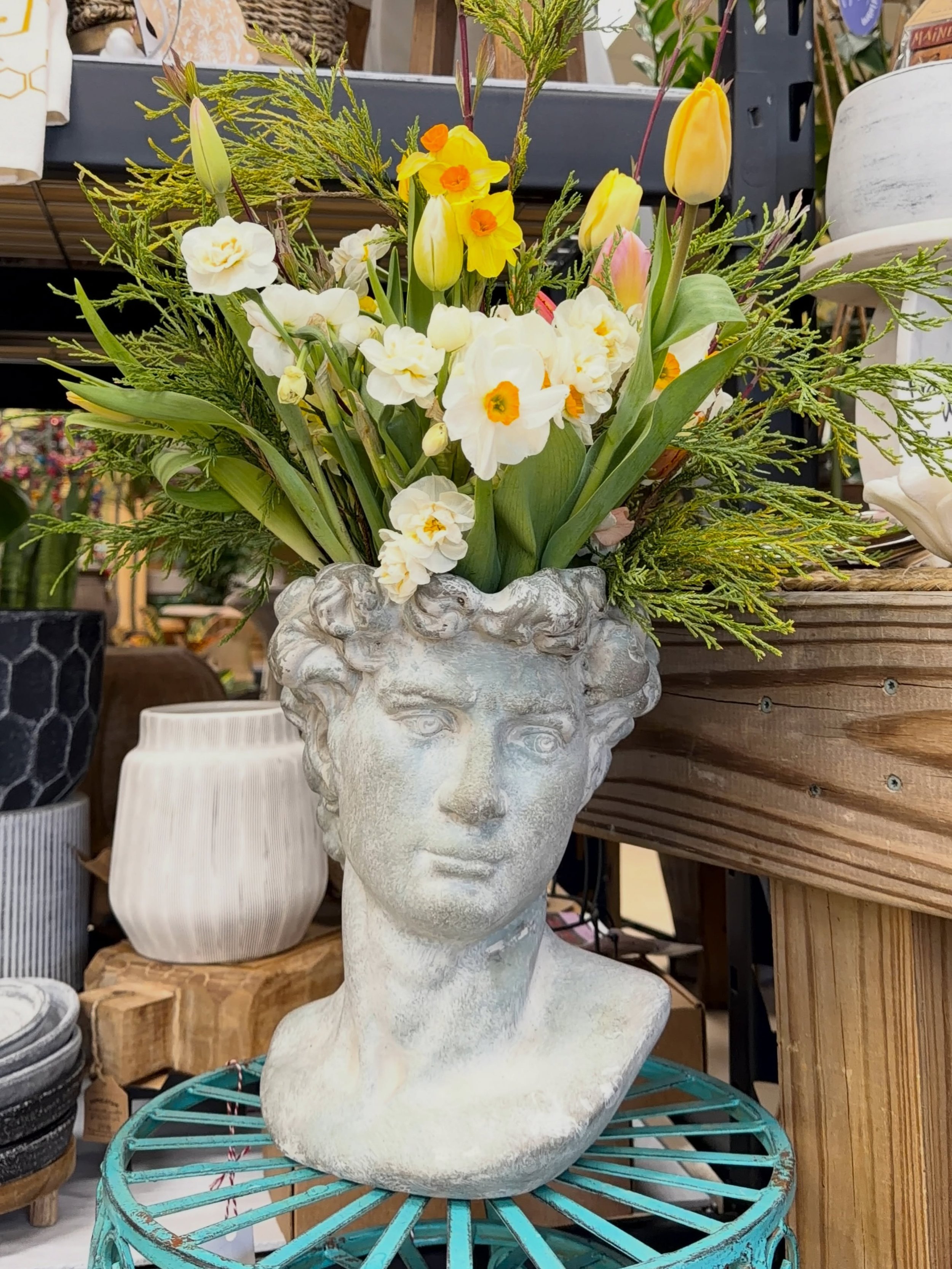 We now have beautiful local bouquets available!
.
We&rsquo;re happy to continue to work with @ethelsmaine this year to continue to bring you guys beautiful fresh flowers weekly on Wednesday!
.
We&rsquo;re open 8:00 - 5:00 everyday accept for Sunday a