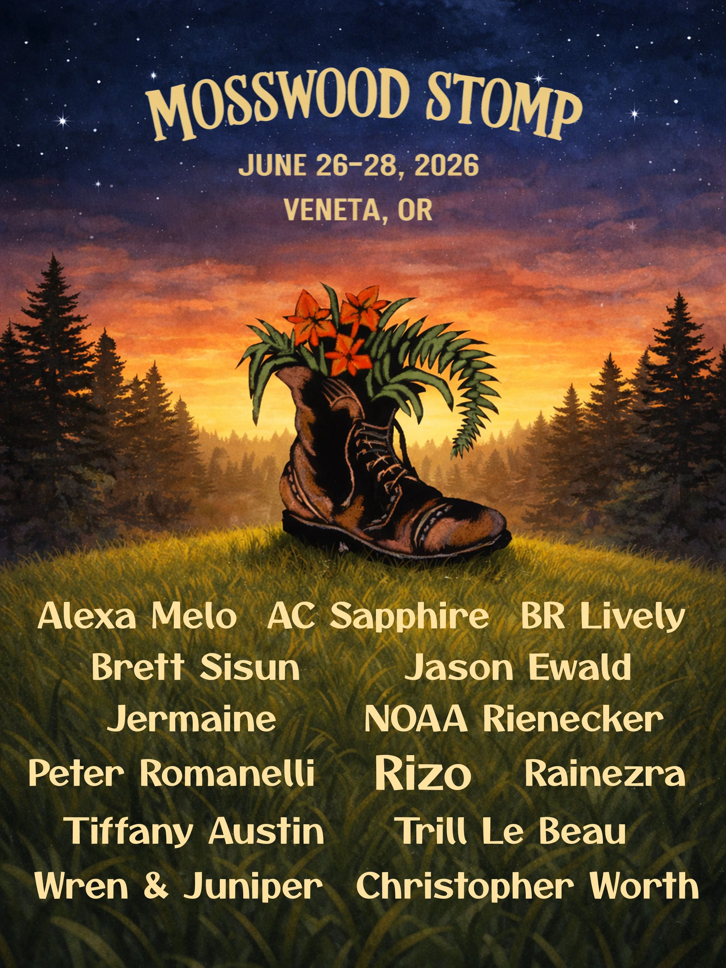 Mosswood Stomp 2026 lineup
