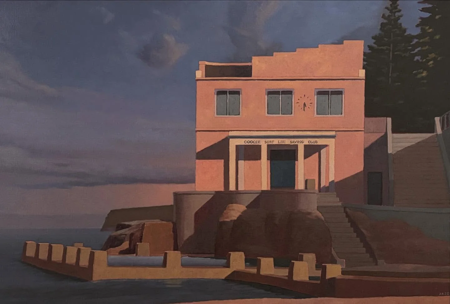 And that is a wrap! &ldquo;Coogee Surf Club - Pre Renovation&rdquo; (61 x 91cm, oil on linen) and all my other recent works will be on show and available for purchase @maunsellwickesgallery (19 Glenmore Rd Paddington, Sydney) from July 9. 

The show 