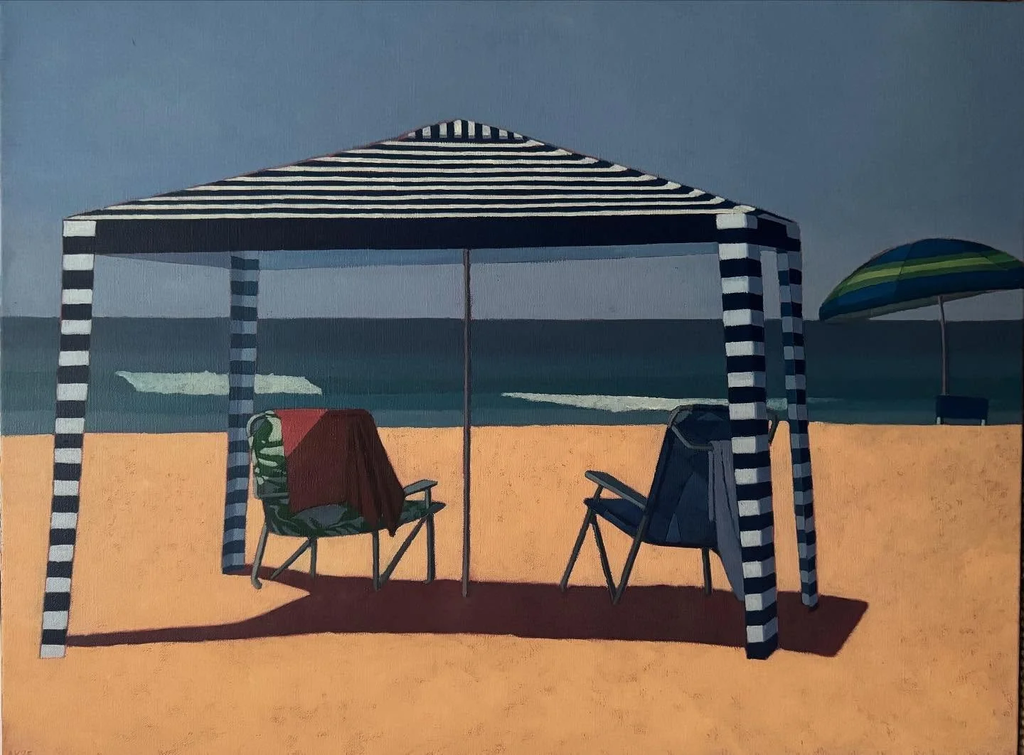 Recently completed painting, &ldquo;Australian Beach Pattern I&rdquo;, 61cm x 81cm, oil on linen