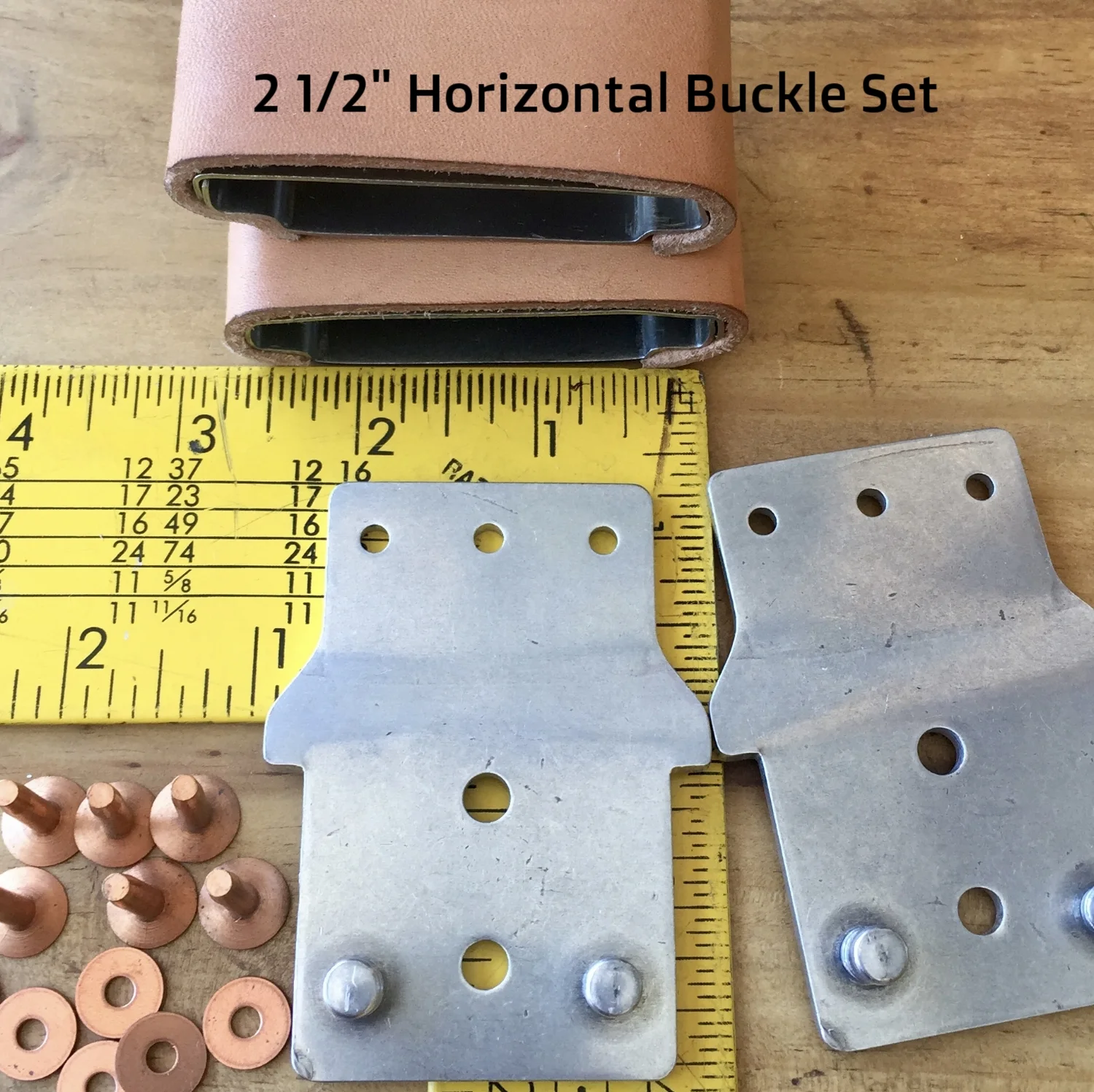 K-S Spurs Blevins Type Buckle Replacement Sleeve – 2.5″ Vertical, Metal