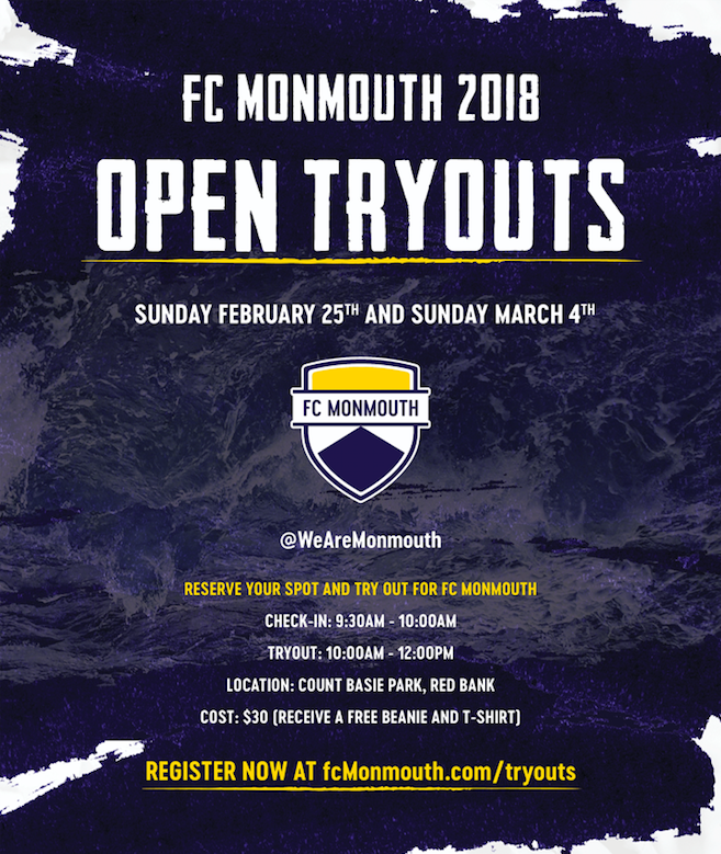 FC Monmouth 2018 Open Tryouts