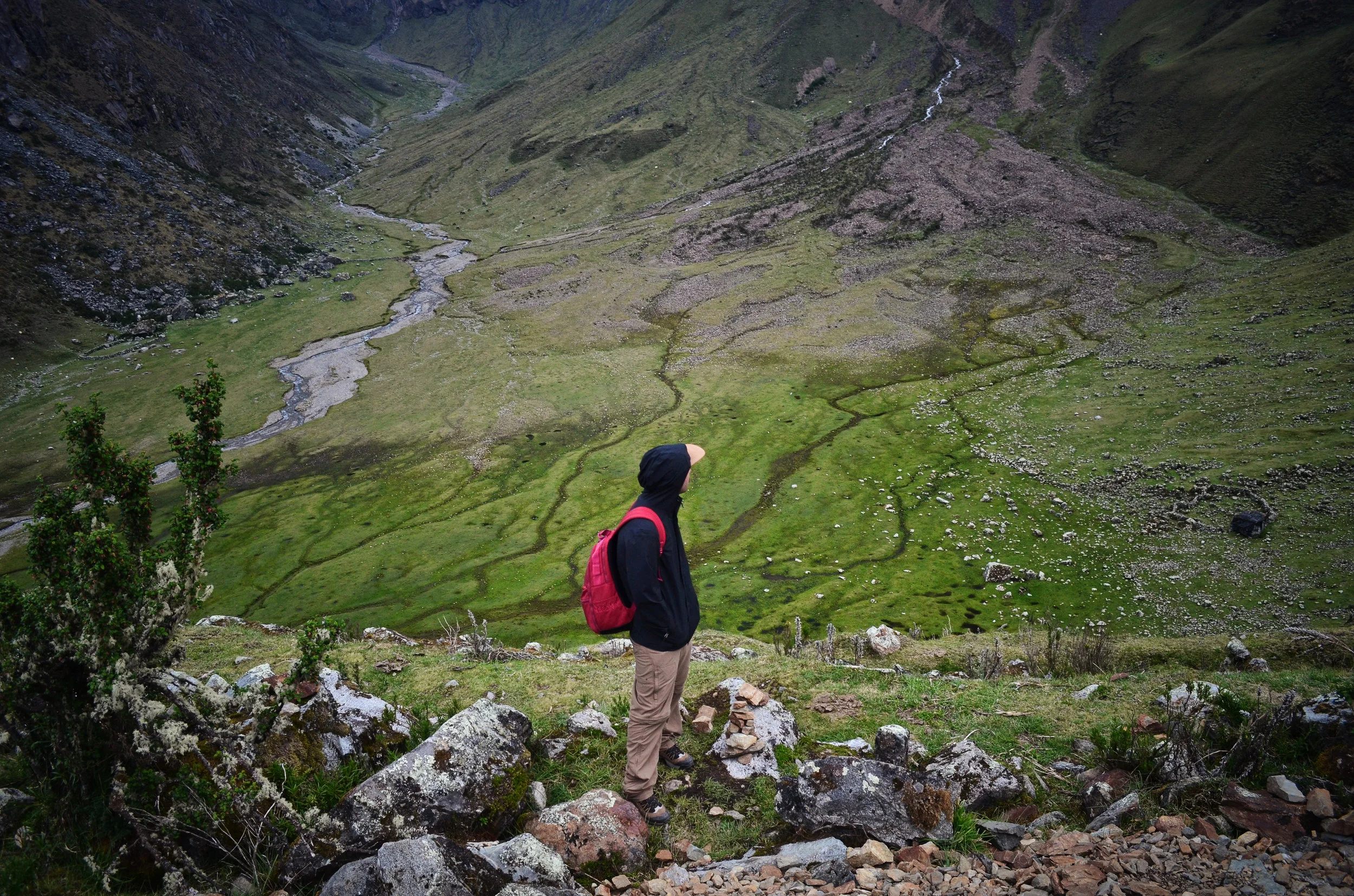 Richie taking in the valley views