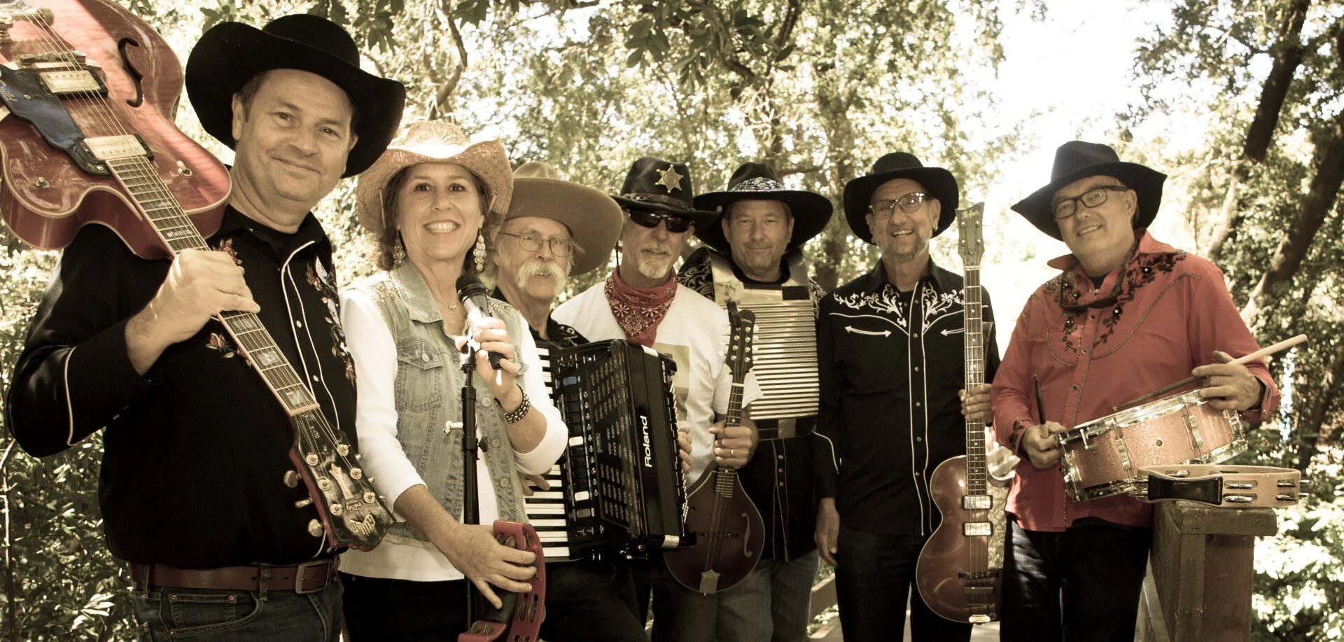 Miracle Mule today. L to R: Geoff Mack, Sandy Geller, Dick Bay, Charlie Fager, Brian Dettor, Mark Petrella, Jim Lehmann