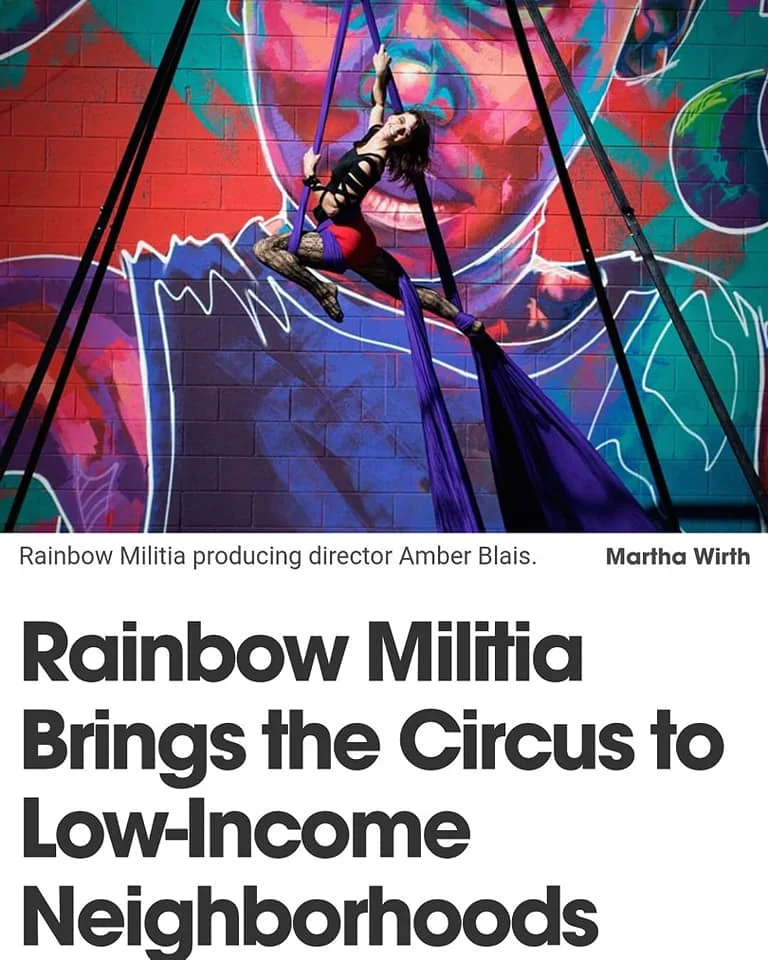 Rainbow Militia Brings the Circus to Low-Income Neighborhoods