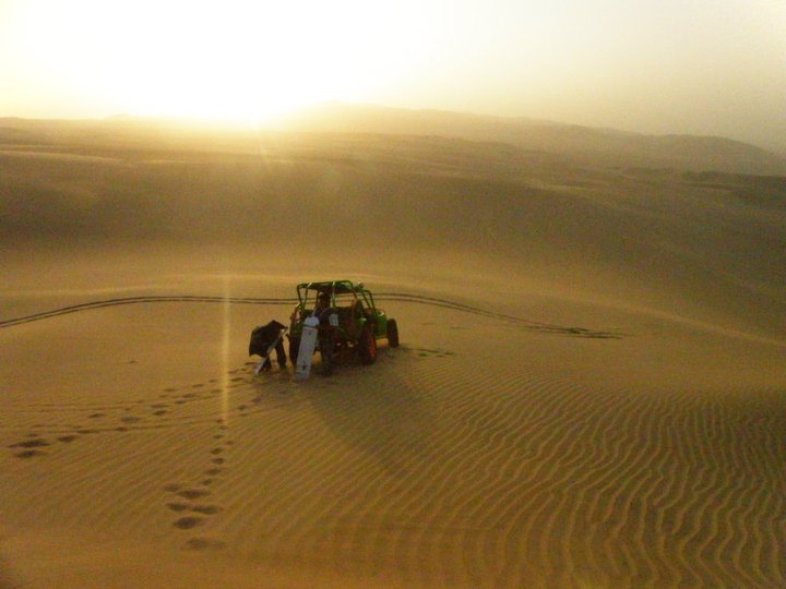 Dune buggy in a dune world 