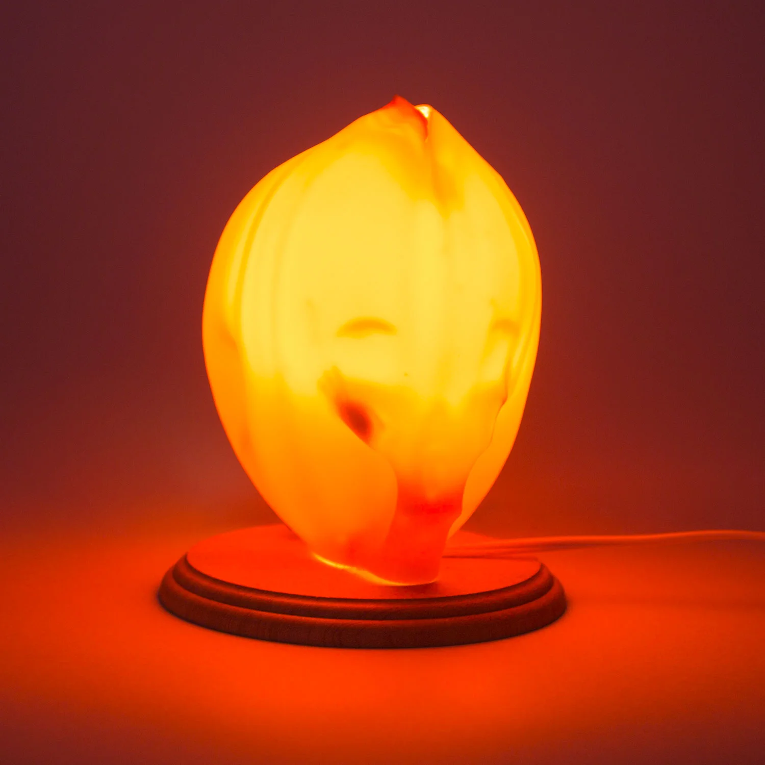 Inside-Out Kewpie Lamp (On)