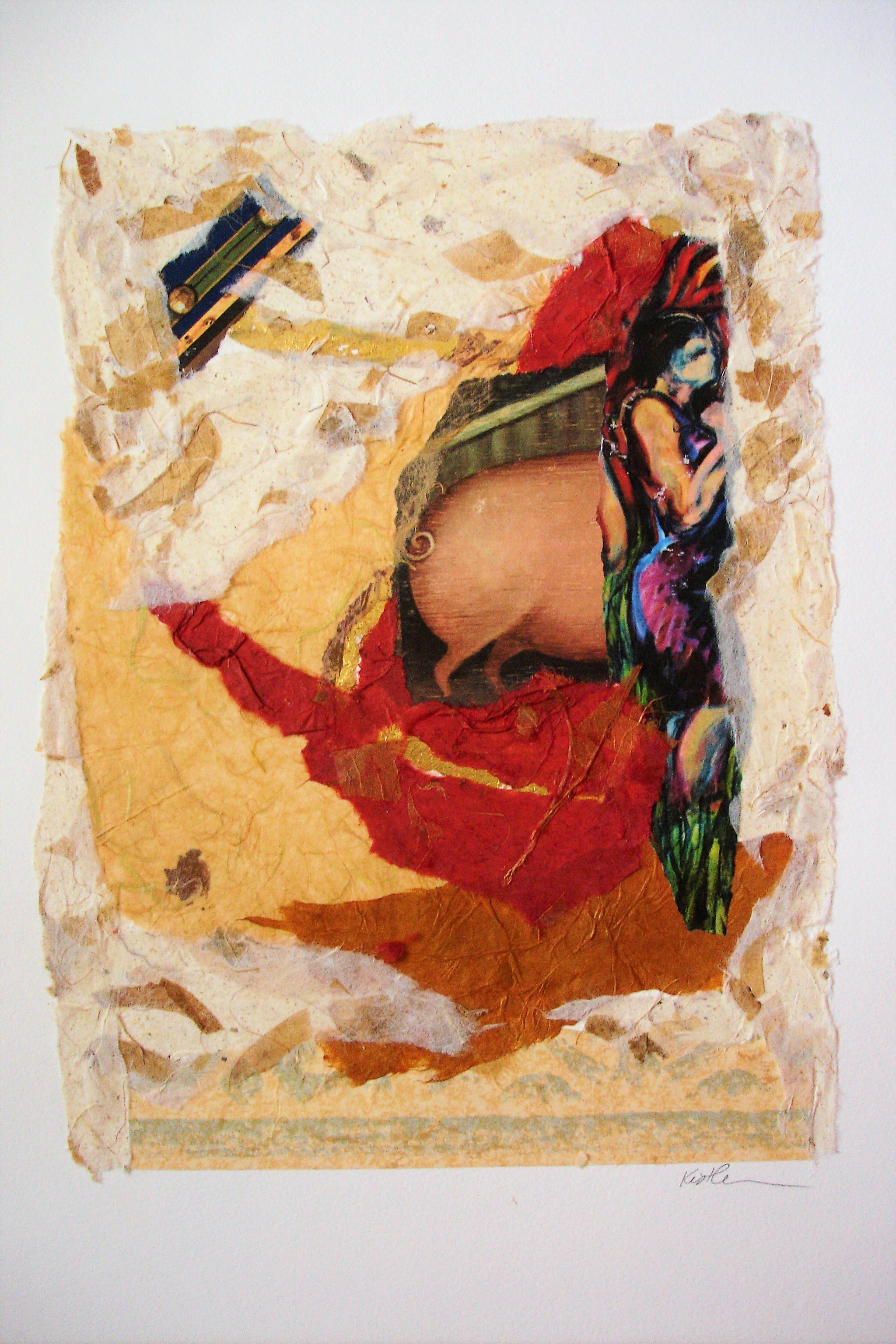 Abstract Human Merged Pig