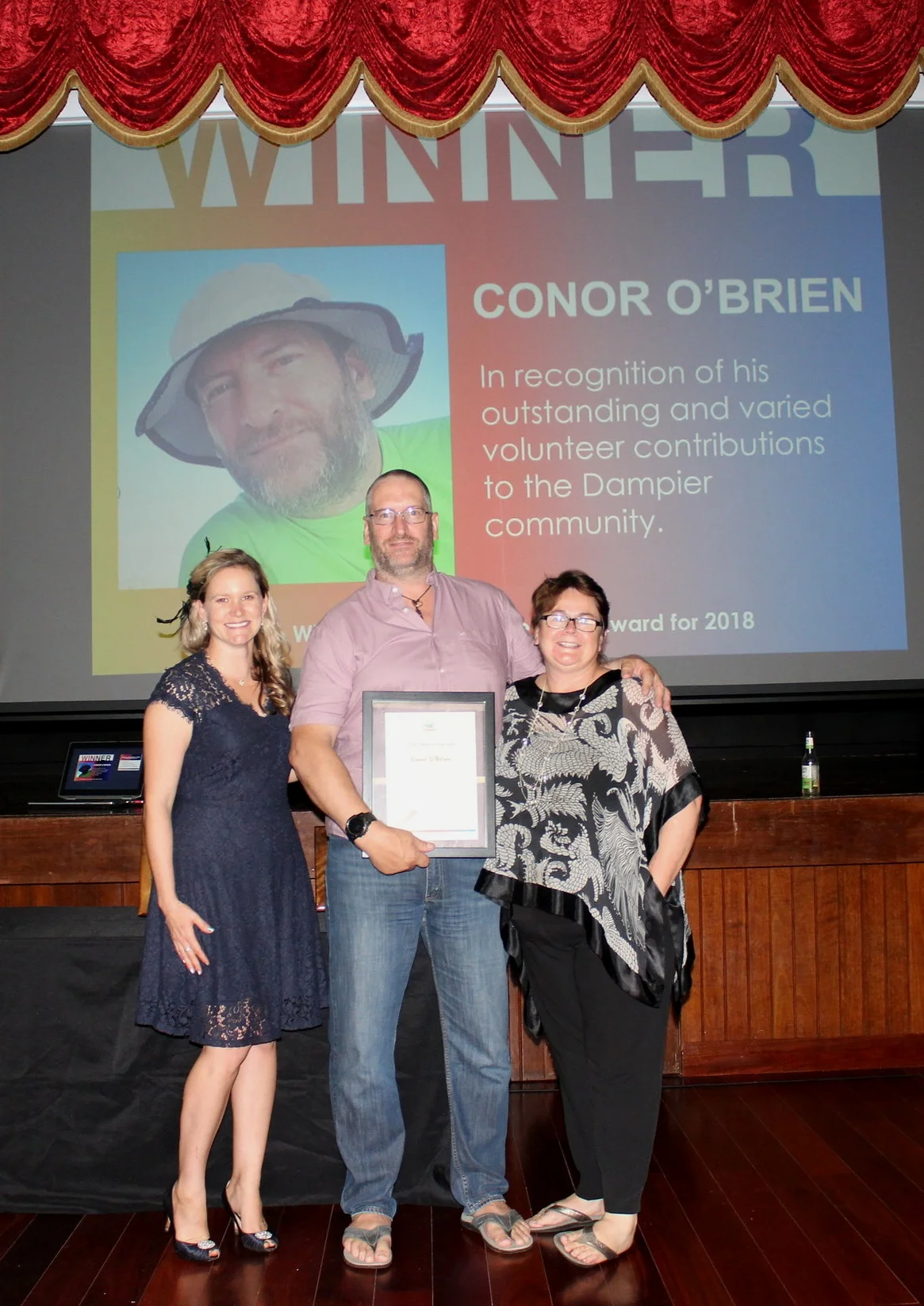 Rachael Grant, Conor O’Brien and Gill Furlong