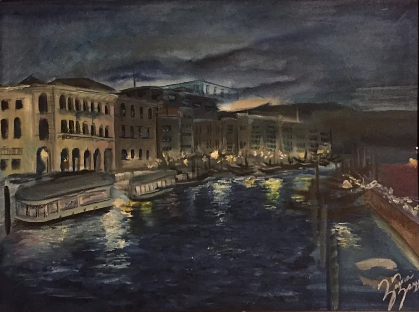  Venice  Oil on canvas board, 2009, 24”x18” 