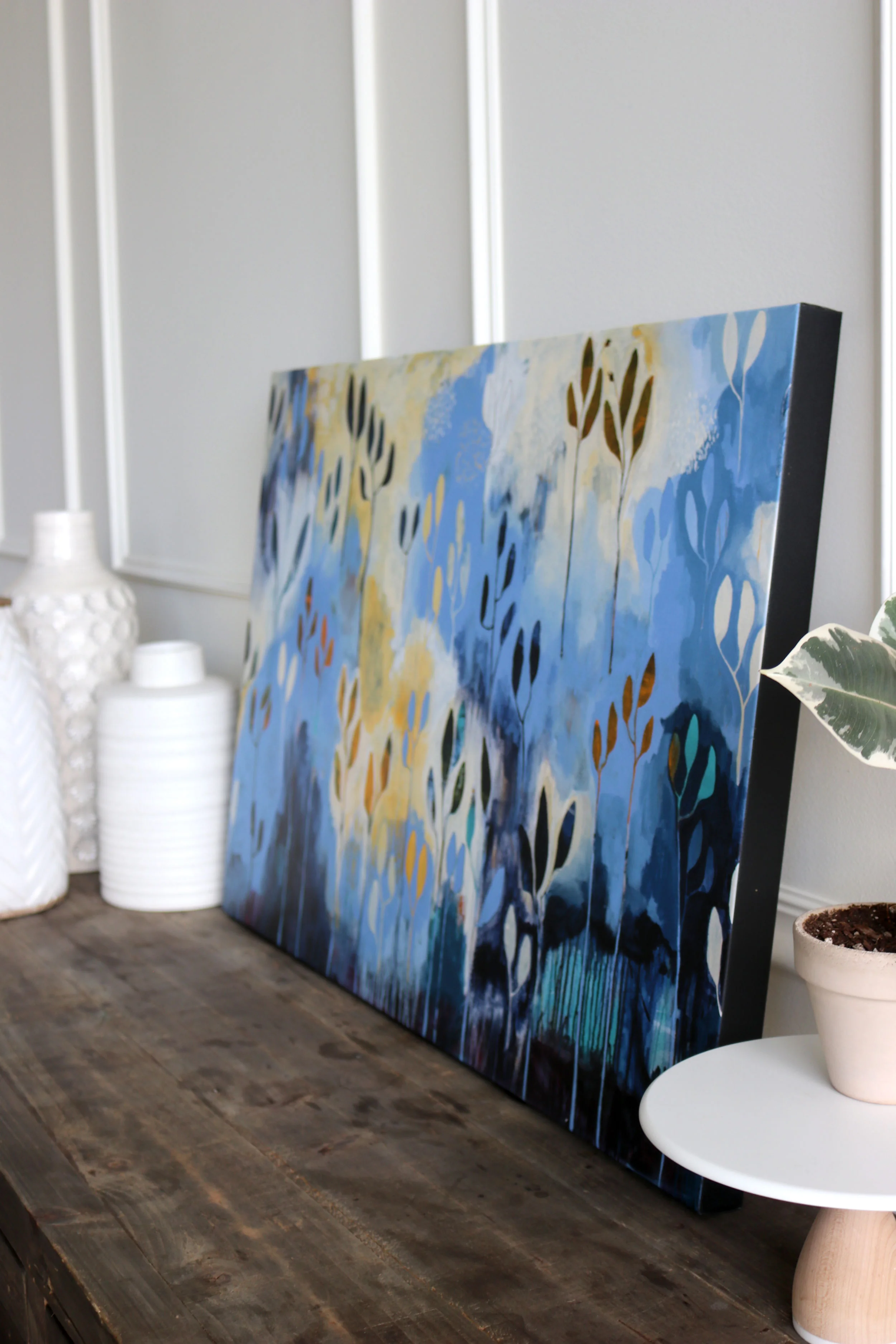 Deep Blue Meditation Large Reproduction