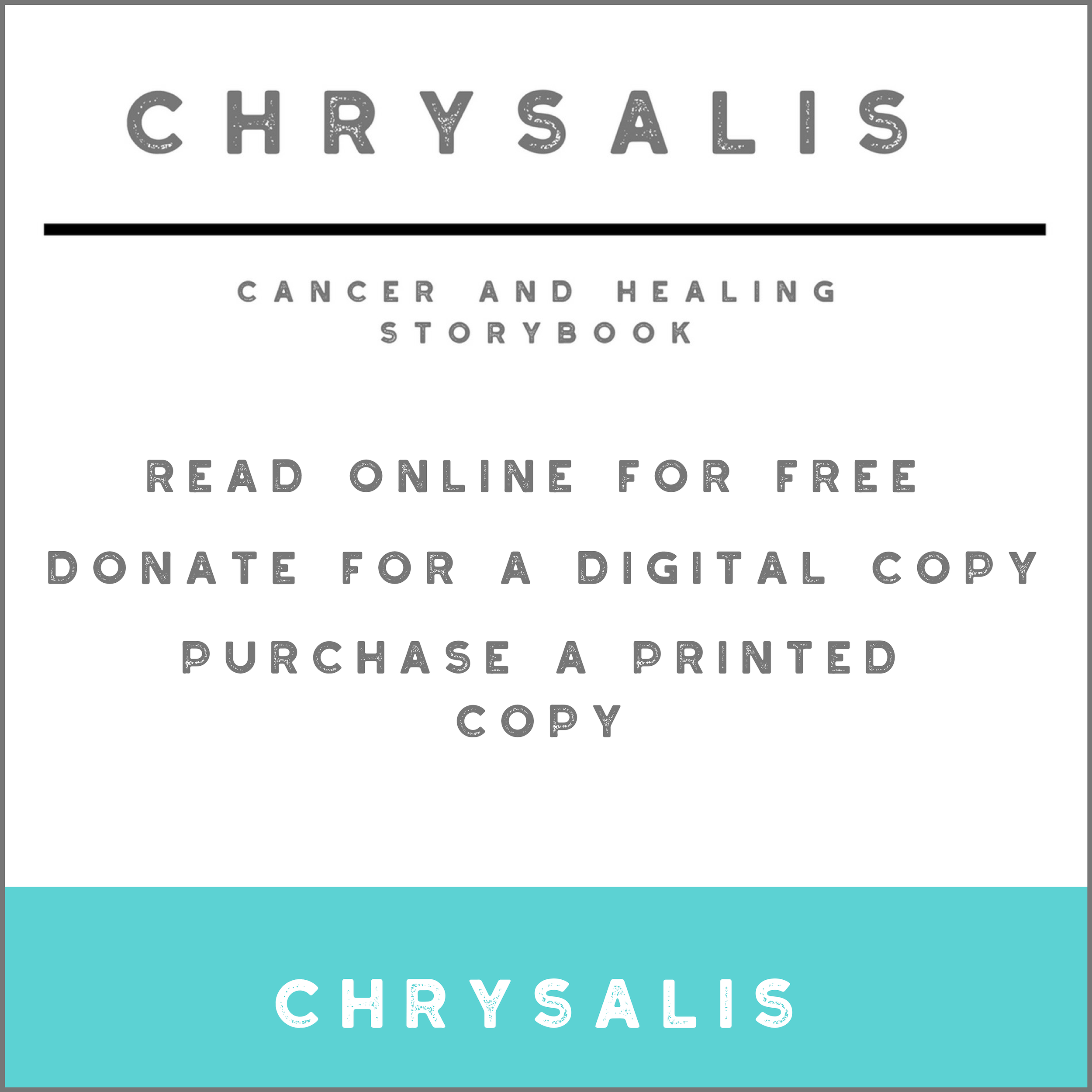 Annamieka Davidson Chrysalis Cancer and Healing Storybook