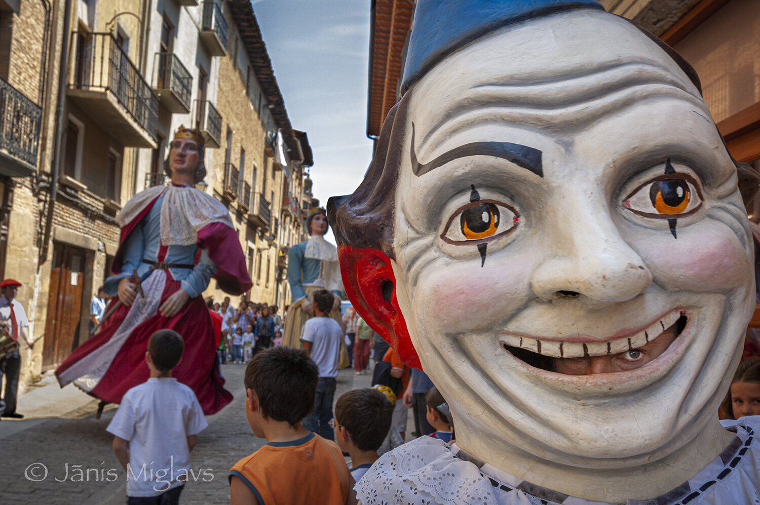 Youth Fiesta in Spain