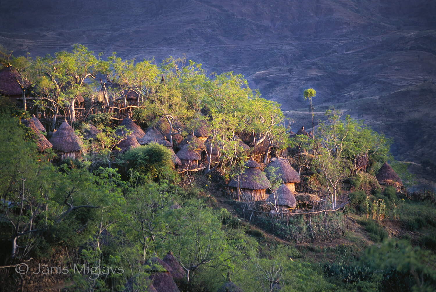 Konso tribe village