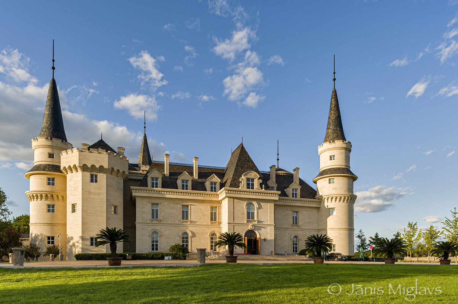 Castle-like winery and tasting room at Chateau Changyu AFIP.