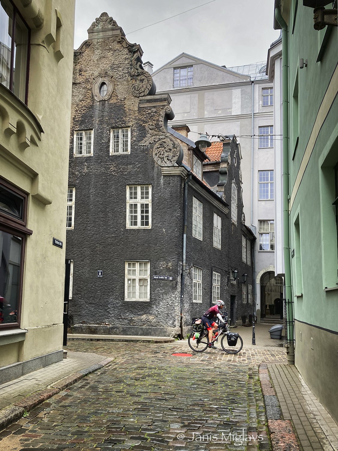 Riga's cobble stone streets