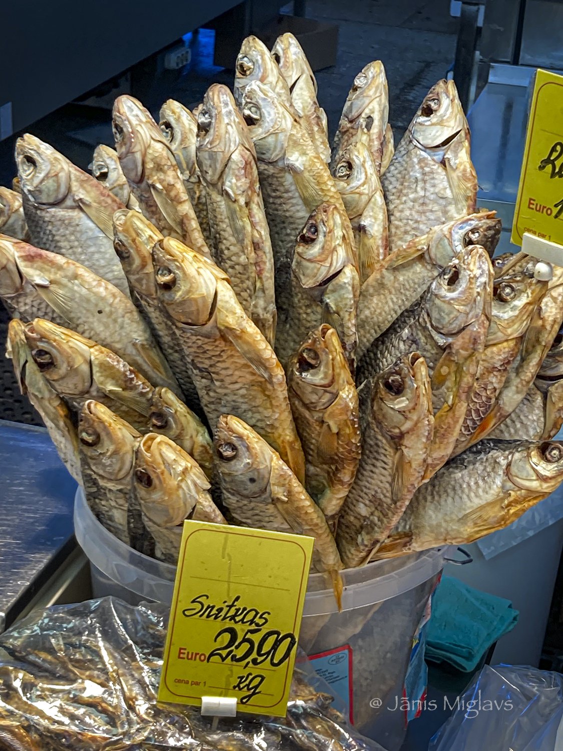 Just one offering in Riga’s Central Market,