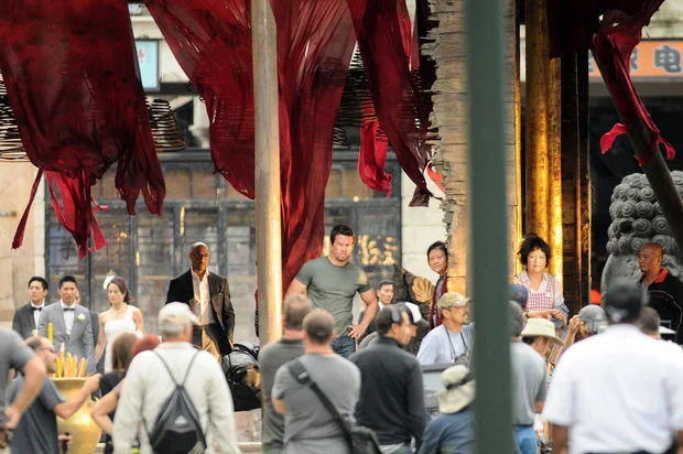  Aged China silk panels 