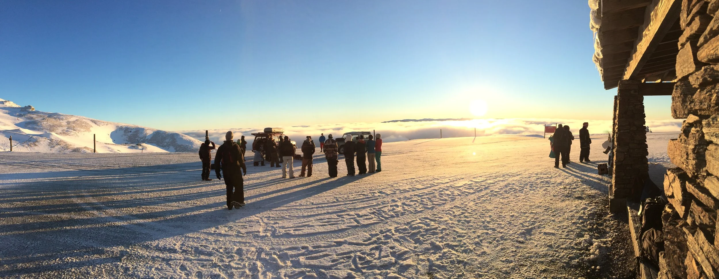 Sunrise over Cardrona