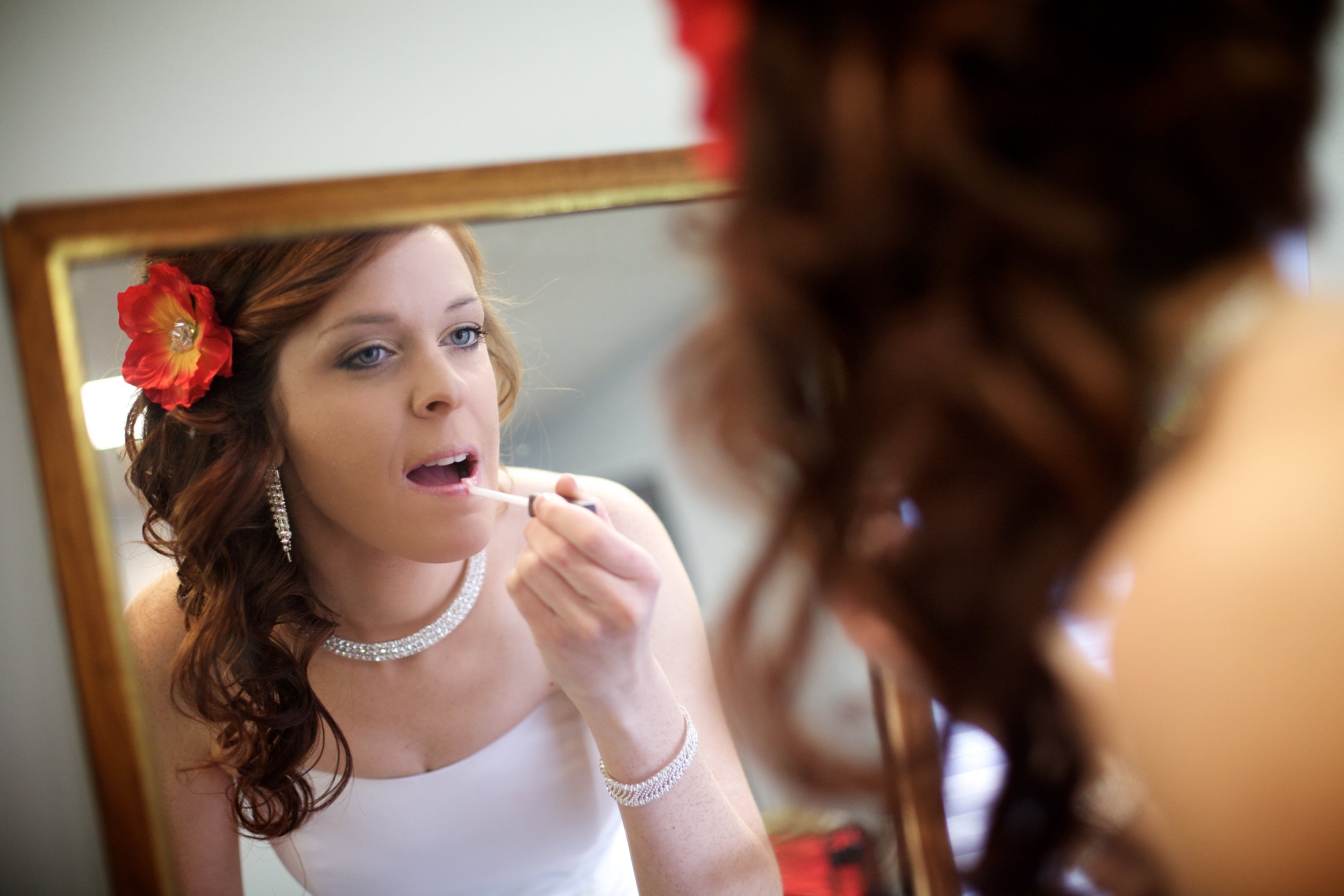 Sarah on her wedding day - 50mm f1.4 on Canon 5D