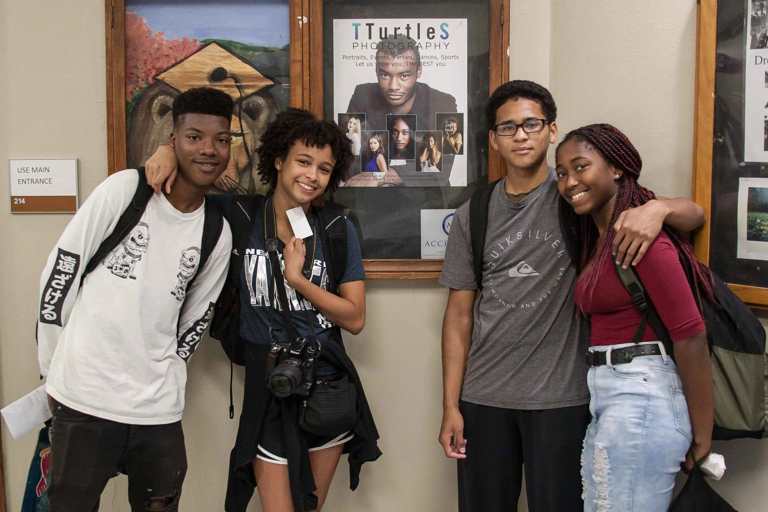 L to R: Kenwyn Jones, Alona Jenkins, Tyree Shaw and Alexandra Hogan