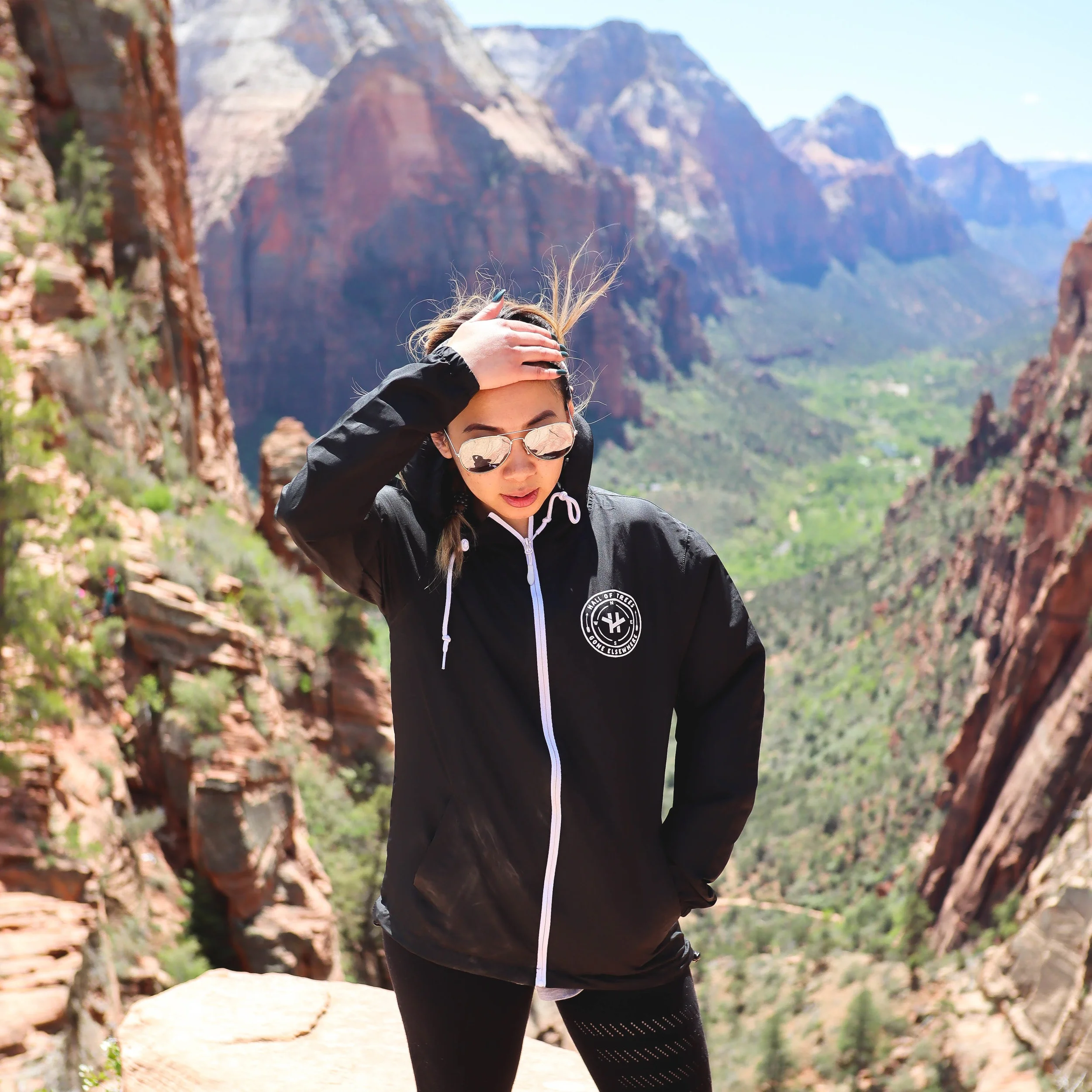 Gone Elsewhere Windbreaker (front)