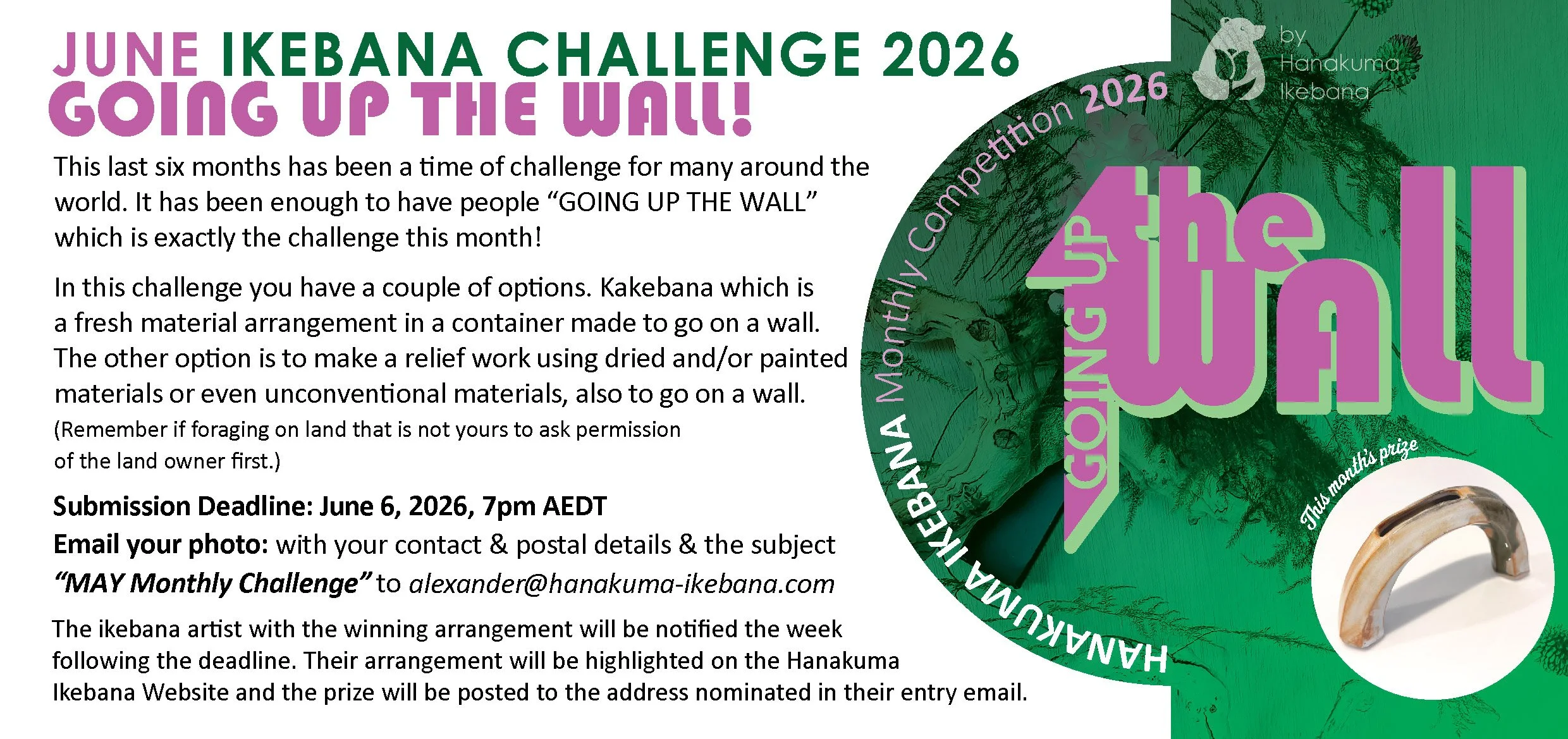 2026 Monthly Ikebana Challenge June Edition