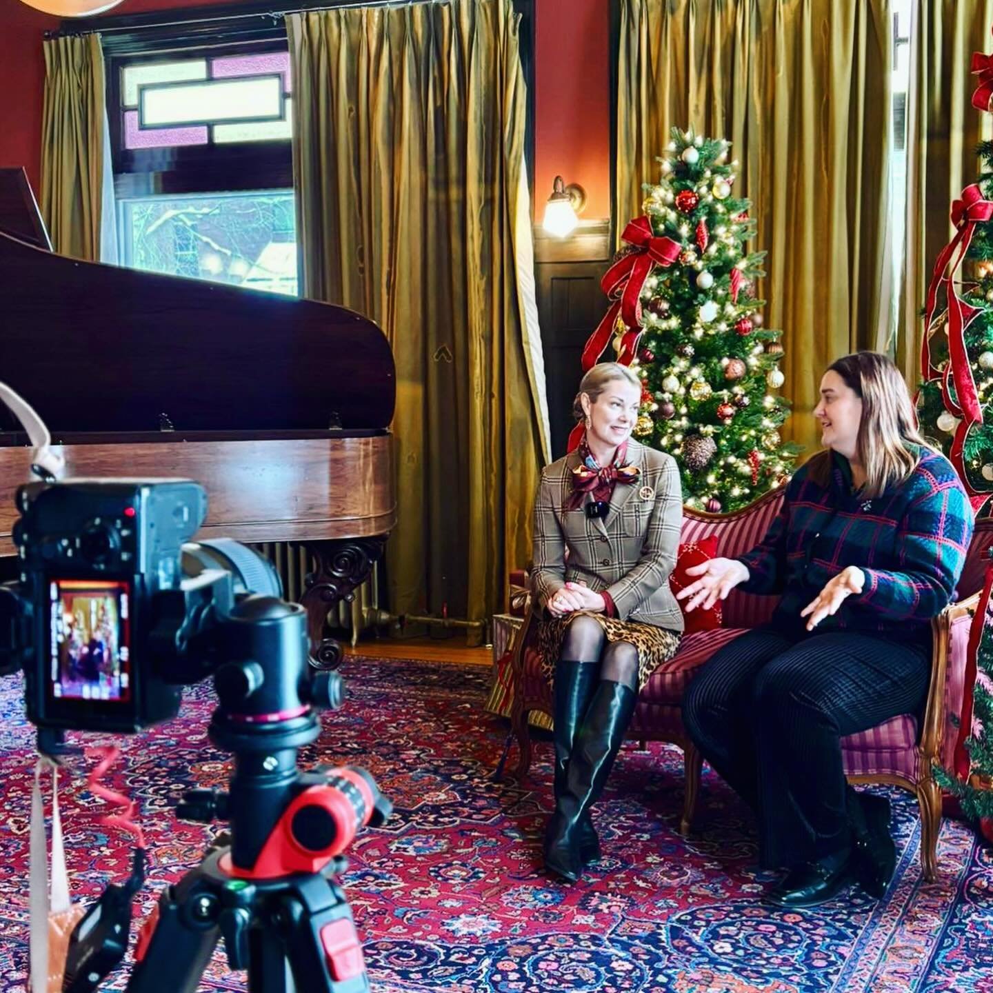 CHRISTMAS AT LOUGHEED HOUSE // Thank you to Calgary Herald, Calgary Sun, CTV and Global News for joining us Lougheed House today. The Christmas decorations are up and Santa is coming to town next Saturday, December 6! 

Admission is free and families