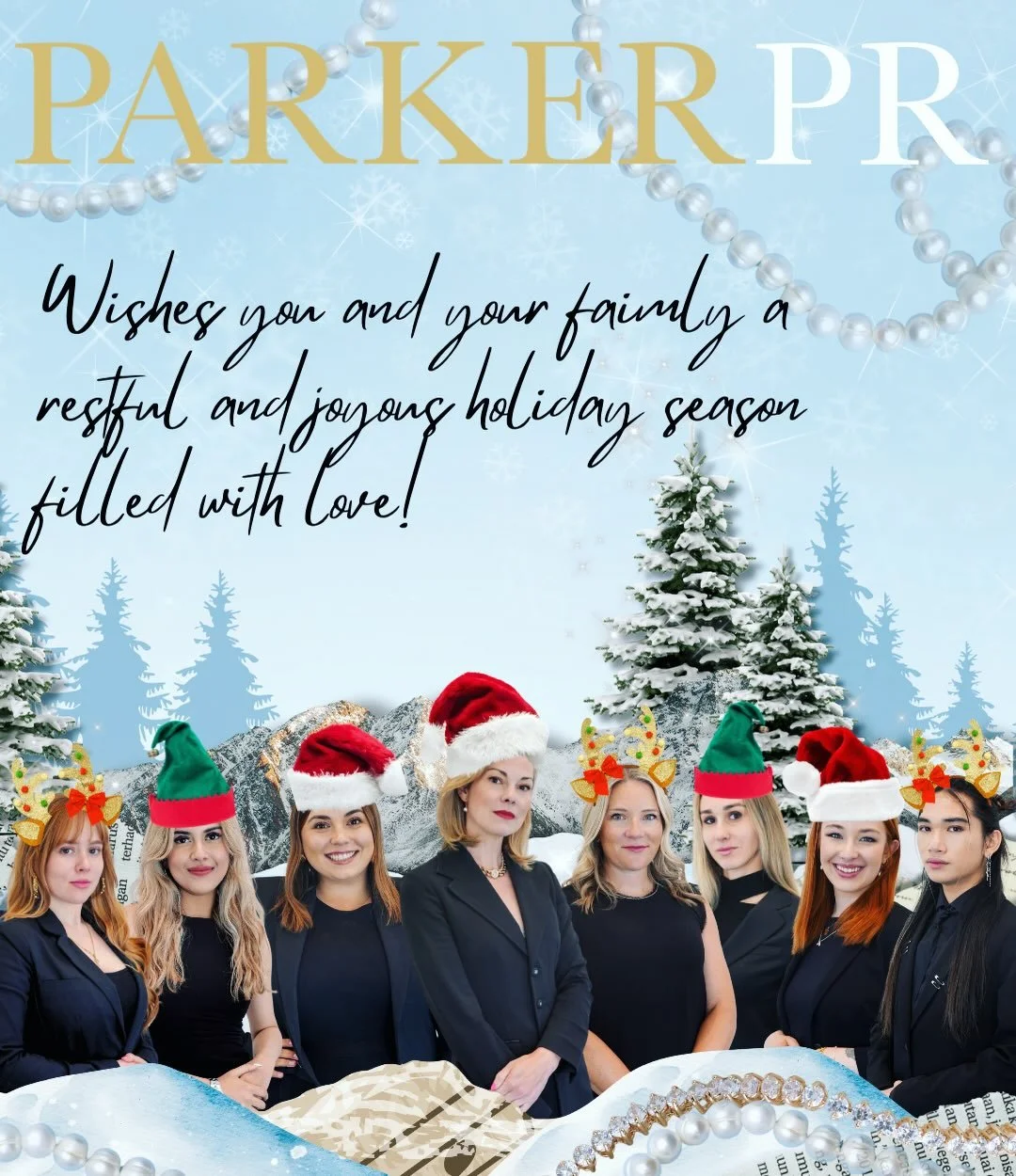 HAPPY HOLIDAYS // Wishing all of our friends, clients and loved ones the most magical holiday season filled with love and laughter. 

We had some laughs while our amazing Hugo put together a collage that represents some of our respective favourite tr