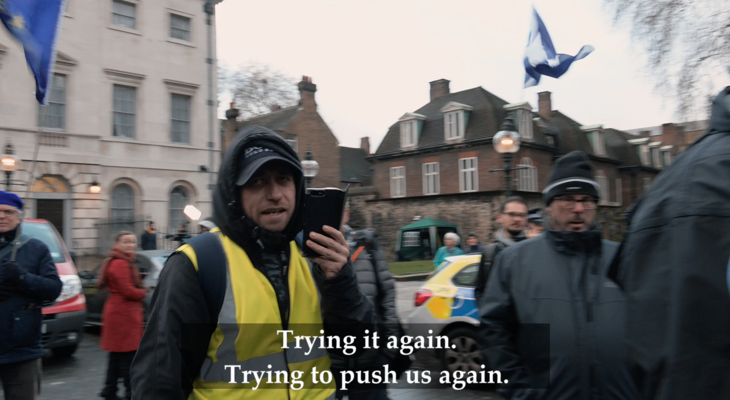 Still from Putin’s Happy by Jeremy Deller