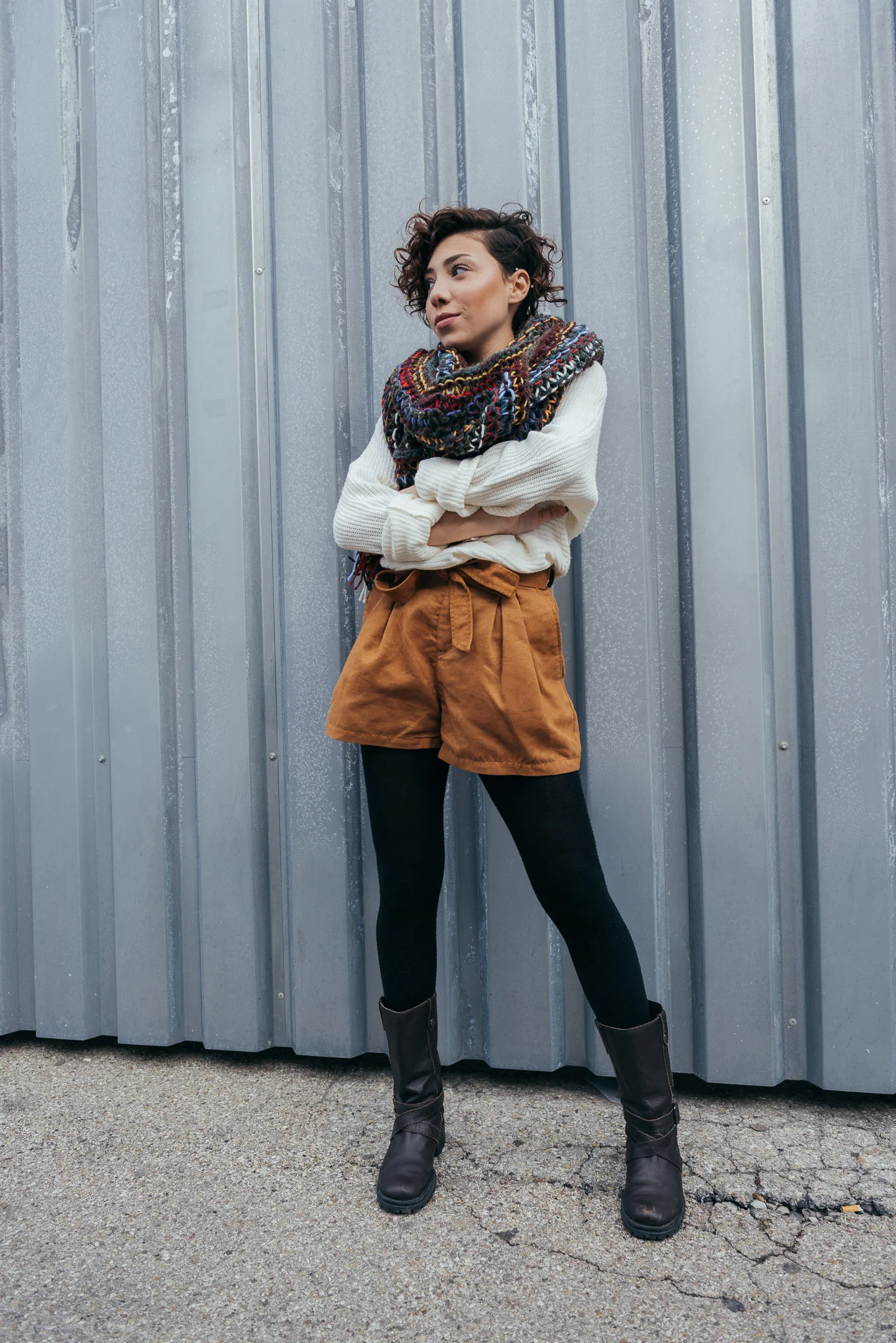 Knitwear 2018 by Handgschdrickt.de / #wool #scarf #boho #hippie #Schal #Wolle