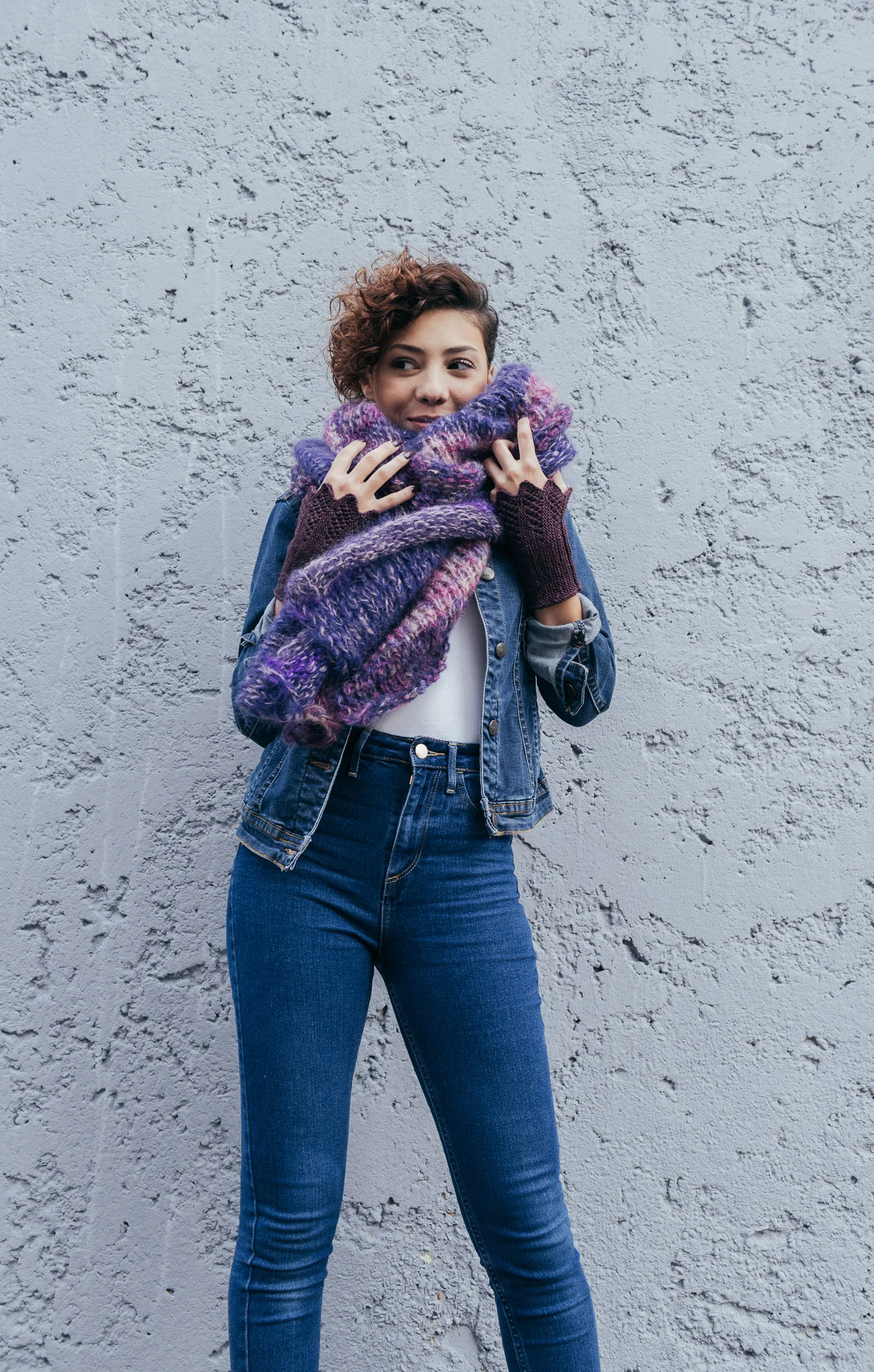 Knitwear 2018 by Handgschdrickt.de / #mohair #silk #scarf