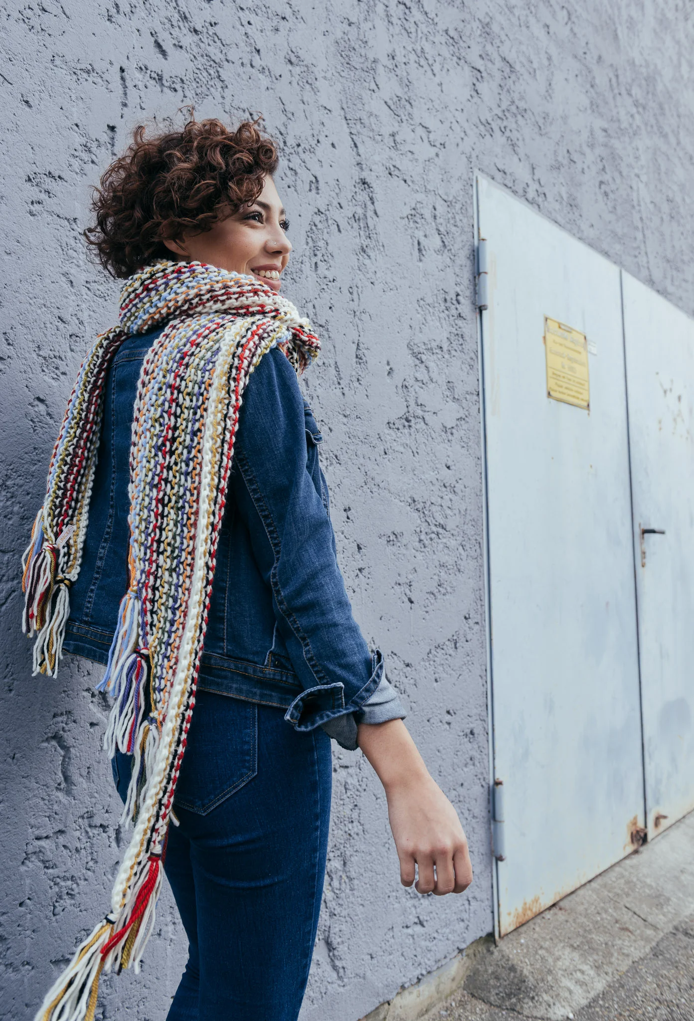 Knitwear 2018 by Handgschdrickt.de / #wool #scarf #boho style #Schal #Wolle