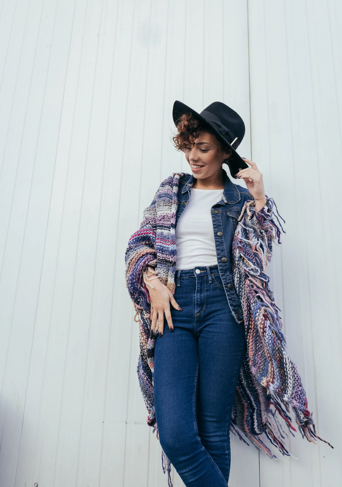 Knitwear 2018 by Handgschdrickt.de / #wool #poncho #hippie #boho style #Poncho #Wolle