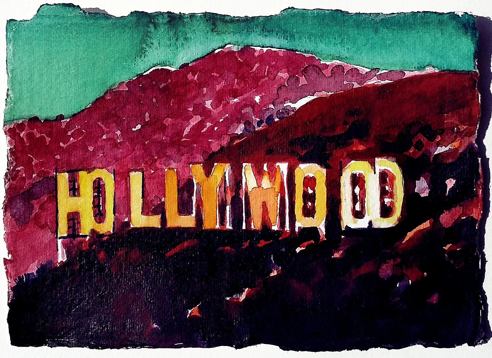 HOLLYWOOD SUNSET
