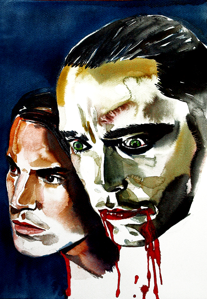 JOE DALLESANDRO &amp; UDO KIER IN DRACULA