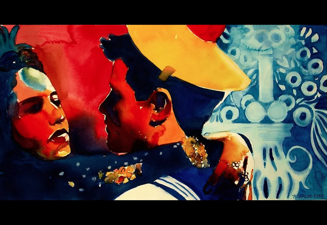 JEANNE MOREAU & BRAD DAVIES IN QUERELLE