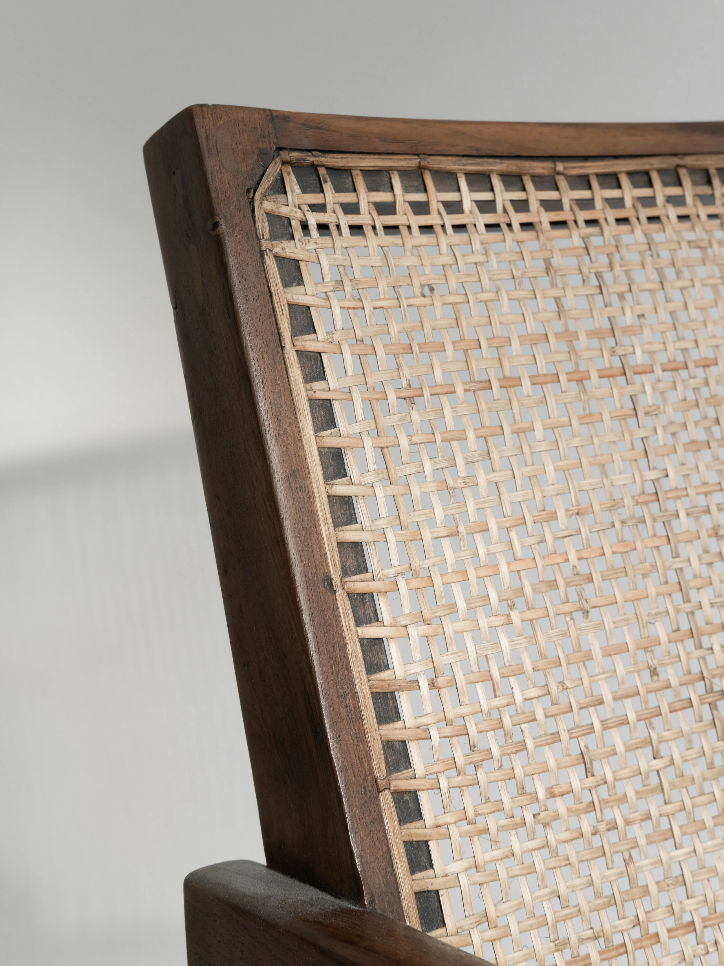 Vintage pair of Pierre Jeanneret “Easy Armchair” PJ-SI-29-A available at NICOLAI HECHT. Collectible, contemporary and vintage design available.