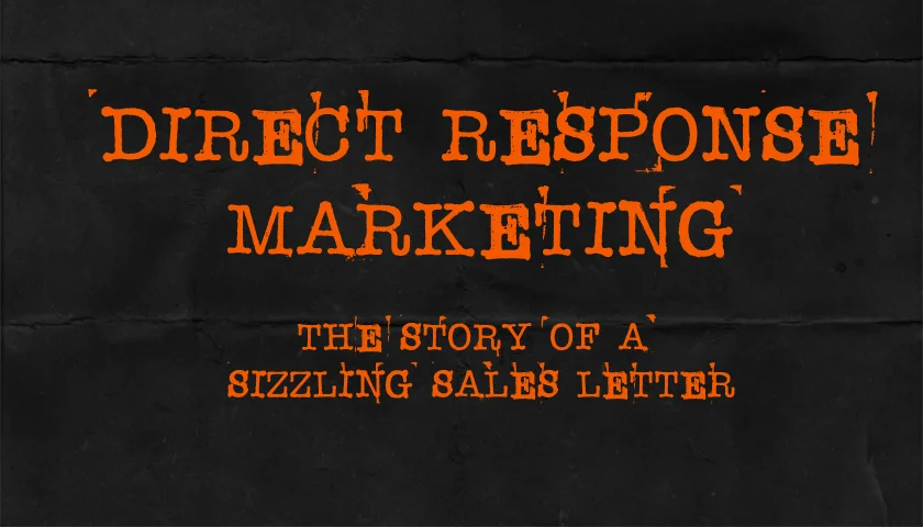 The 47% response Rate Sales Letter