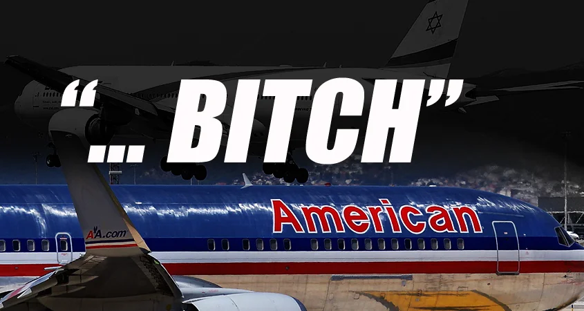 American Airlines Review - "BITCH"