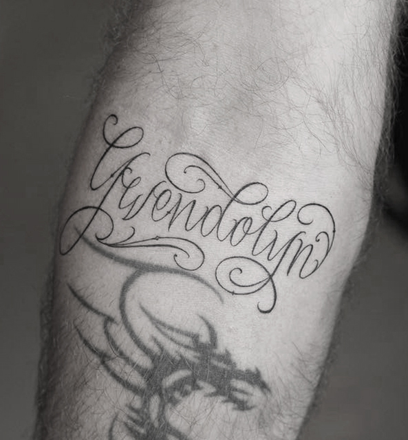 Elegant Tiny Calligraphy Cursive Tattoo Design  Etsy