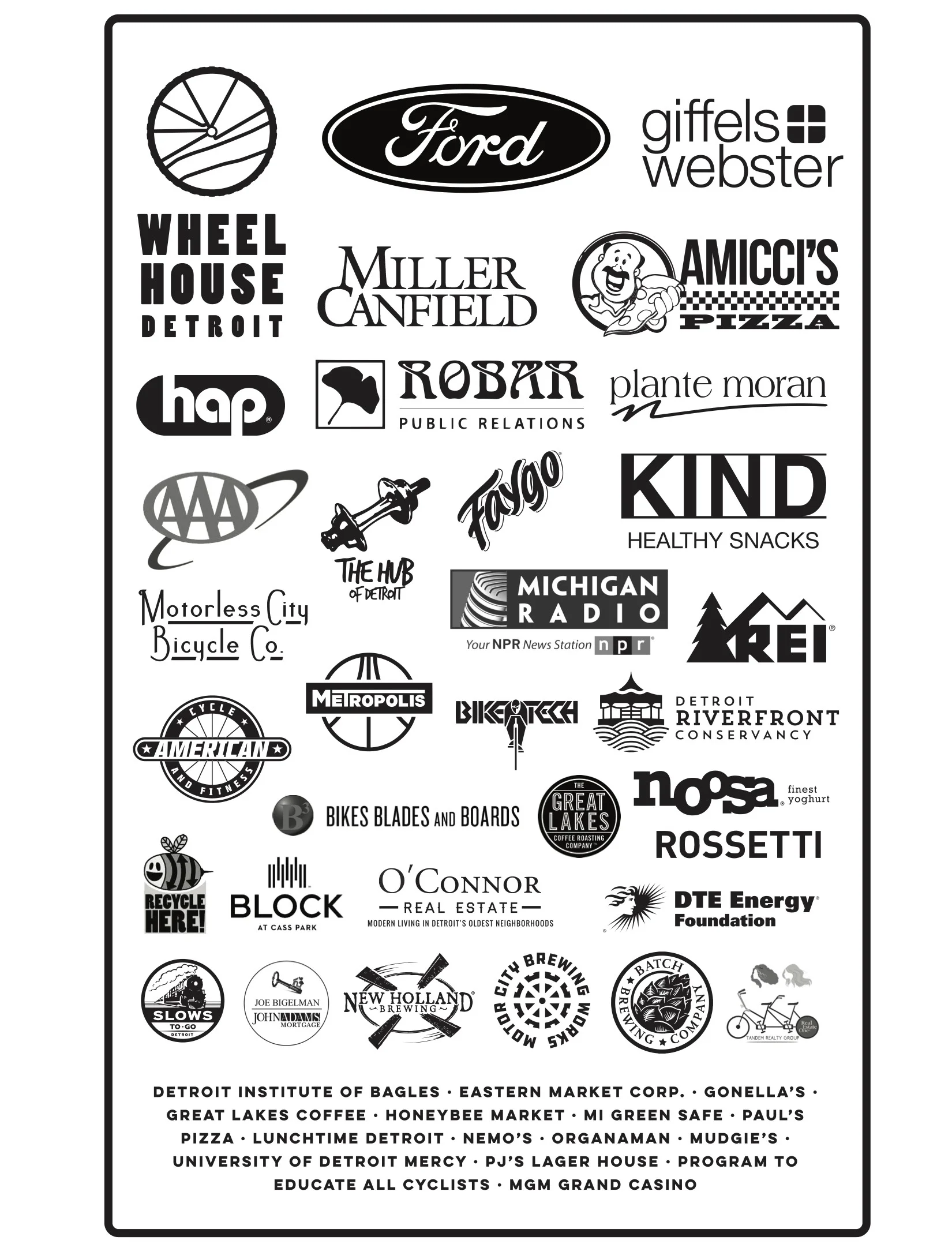 TDT T-Shirt Sponsors