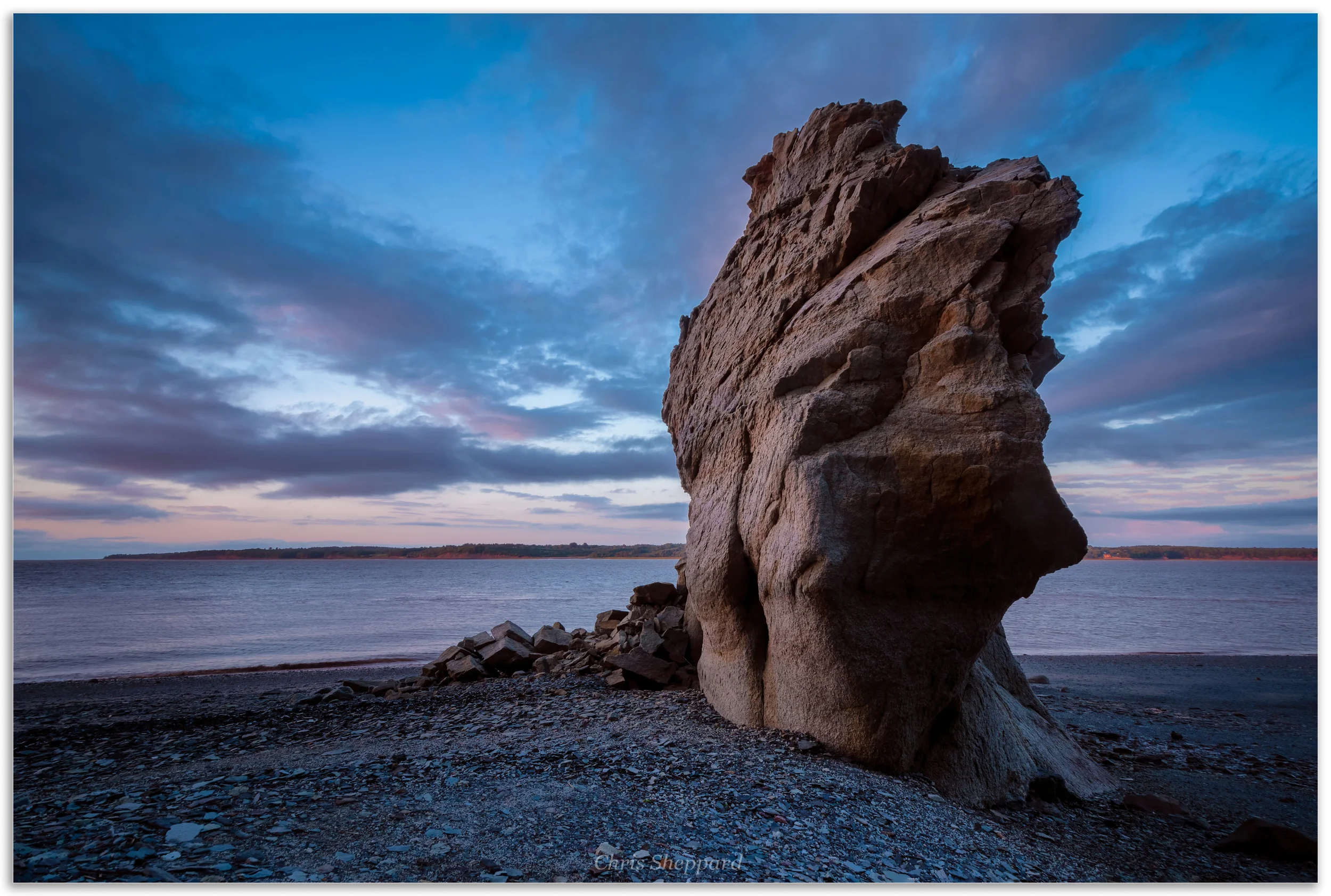 Blue Beach Twilight